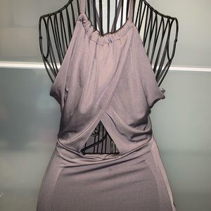 Sexy Slip in Halter Dress